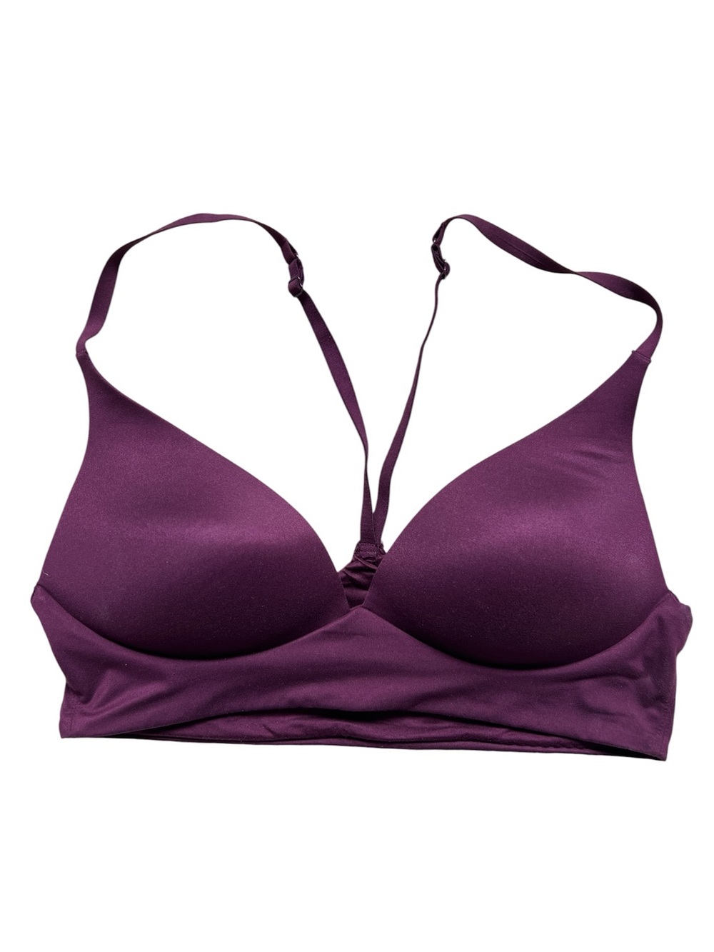 Victoria's Secret Body by Victoria Smooth Plunge Bra in Plum 36B